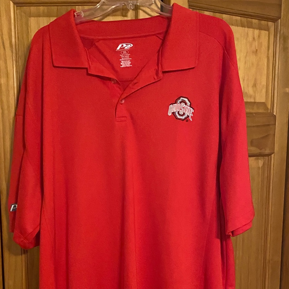 Pro Player Vibrant Red OSU Polo Shirt